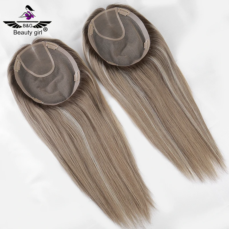 100% Virgin European Human Hair Light Blonde Color Clip In Hair Pieces Jewish Kosher Topper Single Knot Mono Toupee For Women
100% Virgin European Human Hair Light Blonde Color Clip In Hair Pieces Jewish Kosher Topper Single Knot Mono Toupee For Women