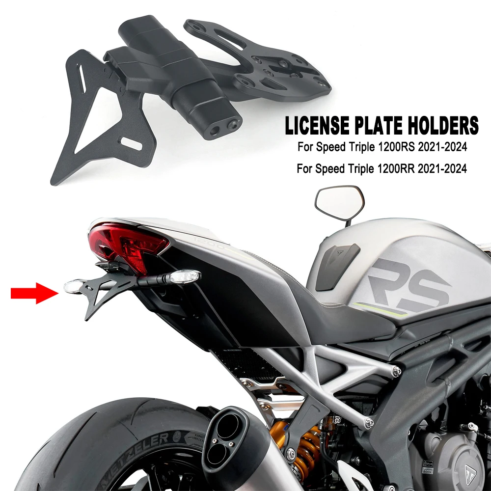 Motorcycle Rear Short Tail Stock Tidy License Plate Holder Tailstock Bracket For Speed Triple 1200RS 1200RR 1200 RS RR 2021-2024
Motorcycle Rear Short Tail Stock Tidy License Plate Holder Tailstock Bracket For Speed Triple 1200RS 1200RR 1200 RS RR 2021-2024