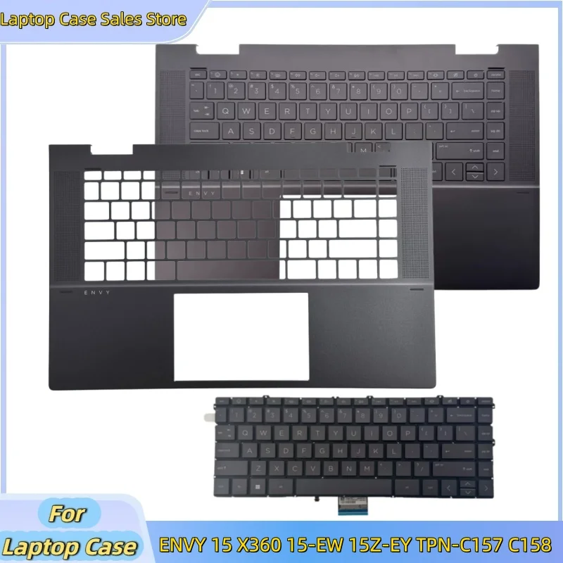 New laptop For HP Envy 15 X360 15-EW 15Z-EY TPN-C157 TPN-C158 Upper Case Palmrest Cover C shell backlit keyboard
New laptop For HP Envy 15 X360 15-EW 15Z-EY TPN-C157 TPN-C158 Upper Case Palmrest Cover C shell backlit keyboard