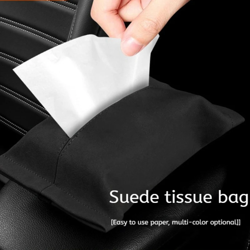 Soft Suede Car Tissue Box Bag Sun Visor Type Hanging Container Towel Napkin Holder Paper Organizer Storage for Tesla BMW Haval
Soft Suede Car Tissue Box Bag Sun Visor Type Hanging Container Towel Napkin Holder Paper Organizer Storage for Tesla BMW Haval