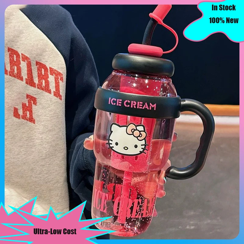 1300 мл MINISO Hello Kitty стакан для воды аниме соломенная чашка мультяшный милый большой емкости для активного отдыха портативный разделение чая
1300 мл MINISO Hello Kitty стакан для воды аниме соломенная чашка мультяшный милый большой емкости для активного отдыха портативный разделение чая