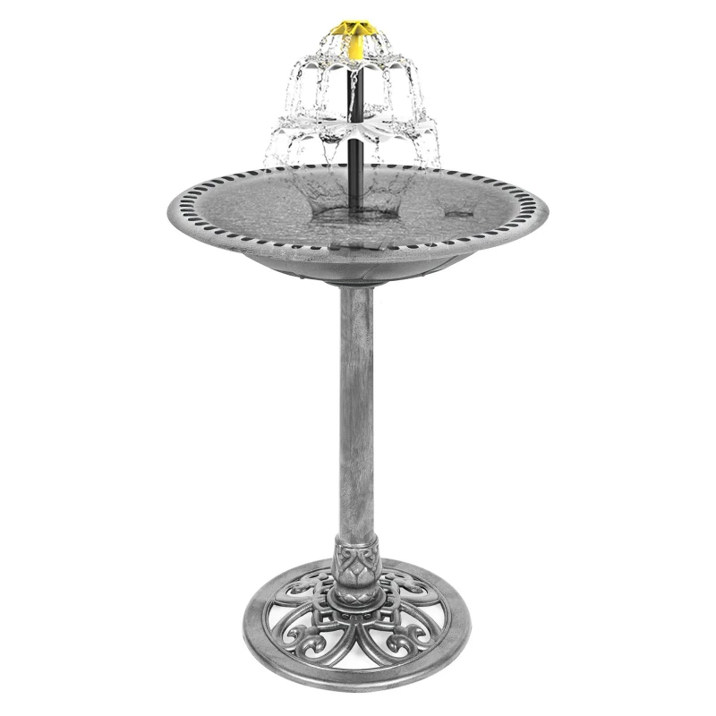 Pedestal bird bath with fountain with decorative pedestal pedestal stand outdoor patio and garden
Pedestal bird bath with fountain with decorative pedestal pedestal stand outdoor patio and garden
