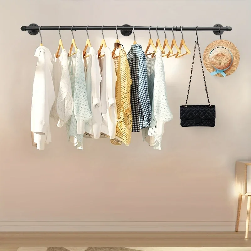 Shelf Display Rack Industrial Water Pipe Wall Hanger Men's Clothing Women's Clothing Wall Side Hanging Chen
Shelf Display Rack Industrial Water Pipe Wall Hanger Men's Clothing Women's Clothing Wall Side Hanging Chen