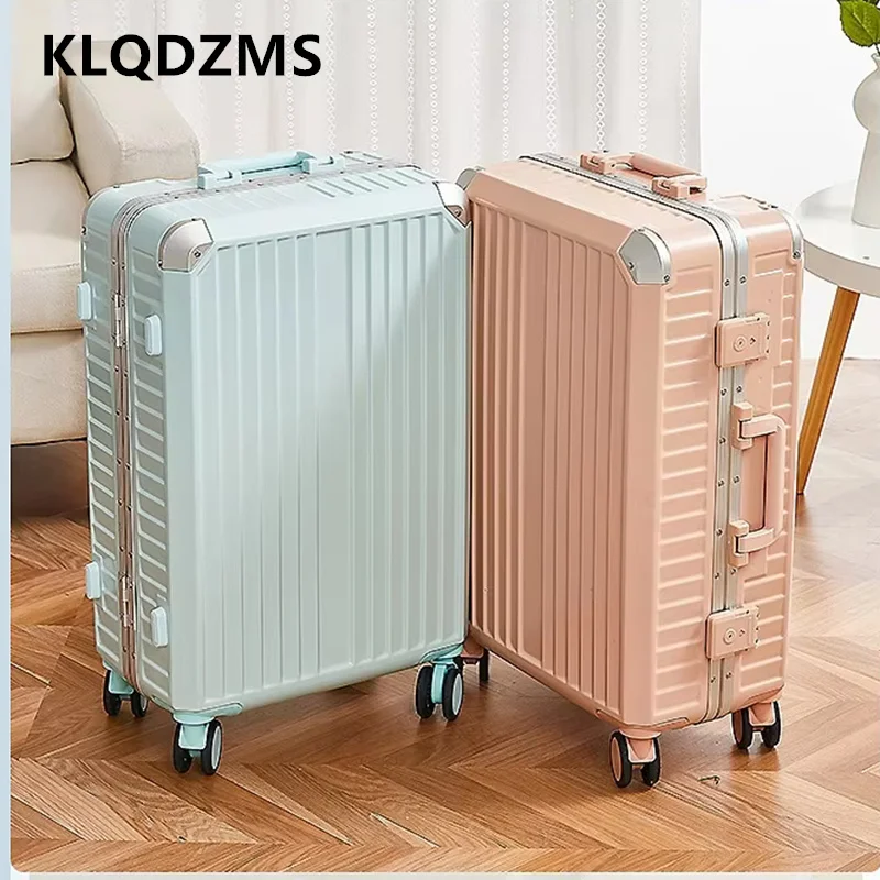 KLQDZMS USB Charging Luggage Zipper Boarding Box Aluminum Frame Trolley Case 20"22"24"26"28 Inch Multi-function Suitcase
KLQDZMS USB Charging Luggage Zipper Boarding Box Aluminum Frame Trolley Case 20"22"24"26"28 Inch Multi-function Suitcase