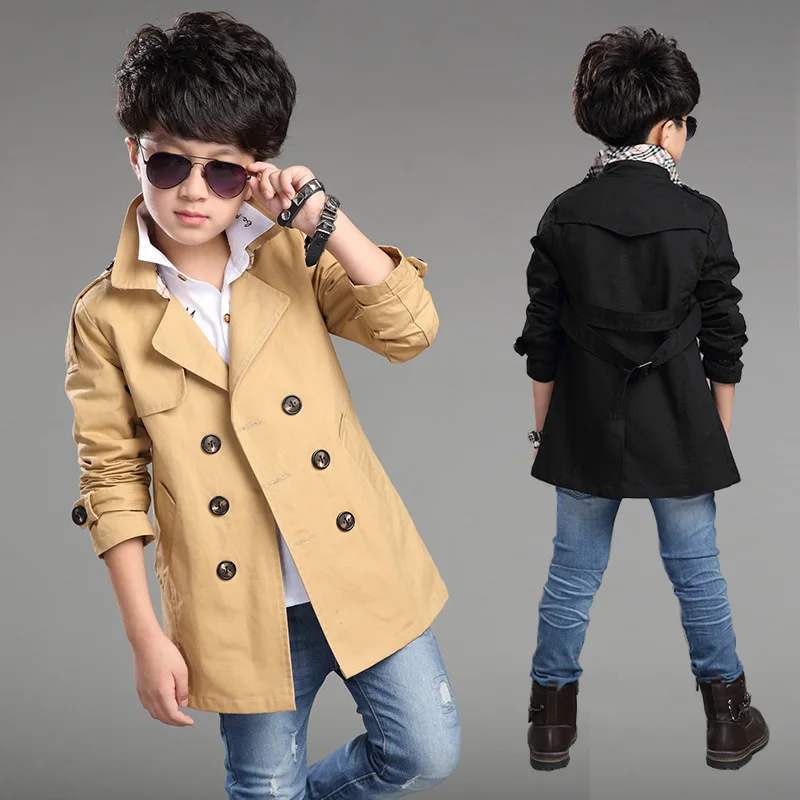 2024 Boys' trench coat in the long children's new spring and autumn coat CuHK children's casual coat
2024 Boys' trench coat in the long children's new spring and autumn coat CuHK children's casual coat