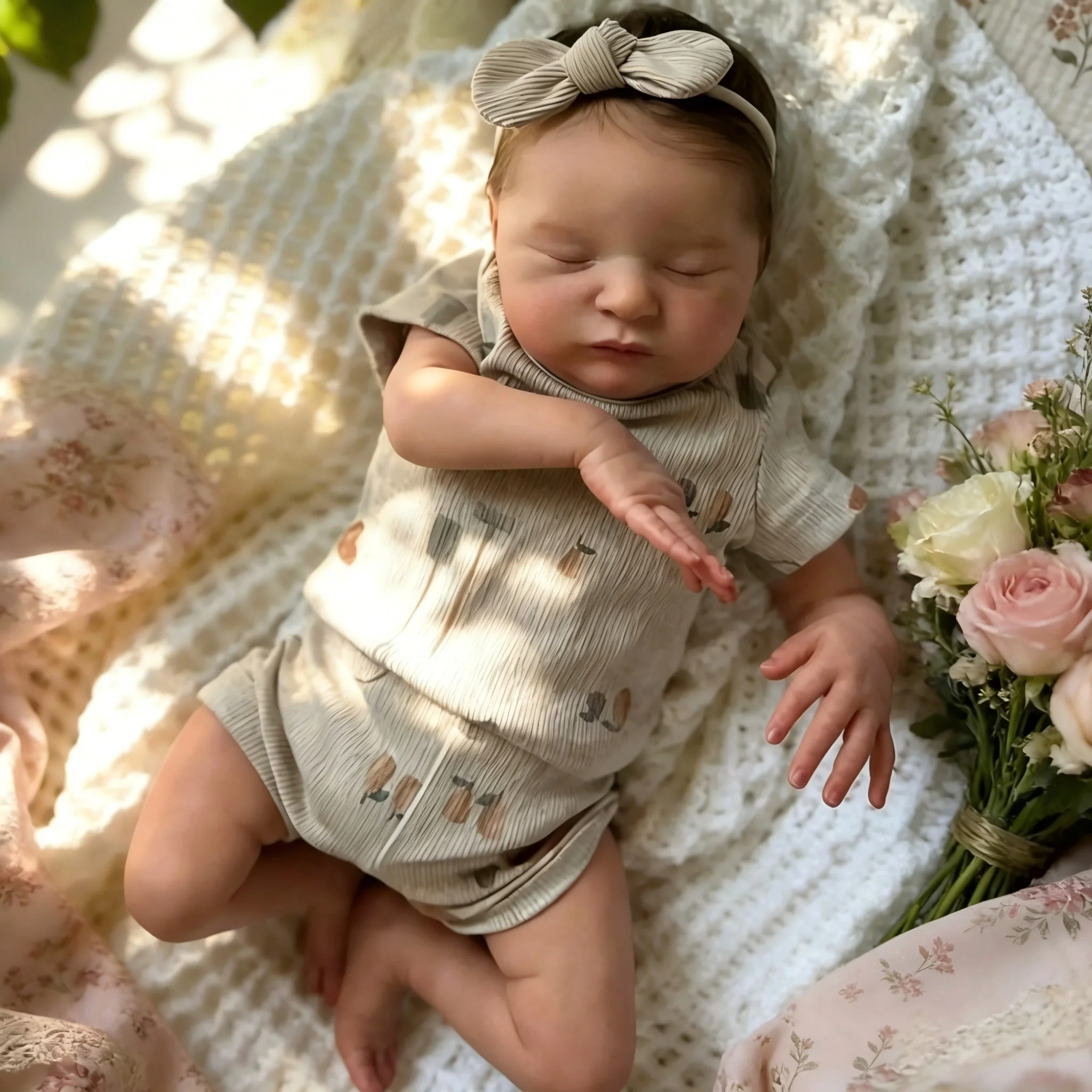 BZDOLL 3D-Paint With Visible Veins 50 CM Reborn Baby Sleeping Doll Full VInyl Body Lifelike Collectable Toy Gift For Kids
BZDOLL 3D-Paint With Visible Veins 50 CM Reborn Baby Sleeping Doll Full VInyl Body Lifelike Collectable Toy Gift For Kids
