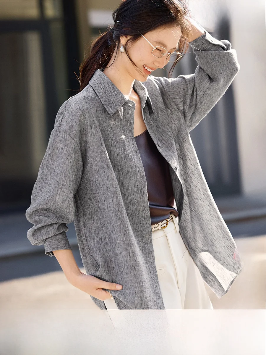 XWI Commuter Women's Long Sleeve Shirt Cool Feeling Loose Slimming Casual Shirt Versatile Style Polyester Fiber Spring 2026
XWI Commuter Women's Long Sleeve Shirt Cool Feeling Loose Slimming Casual Shirt Versatile Style Polyester Fiber Spring 2026