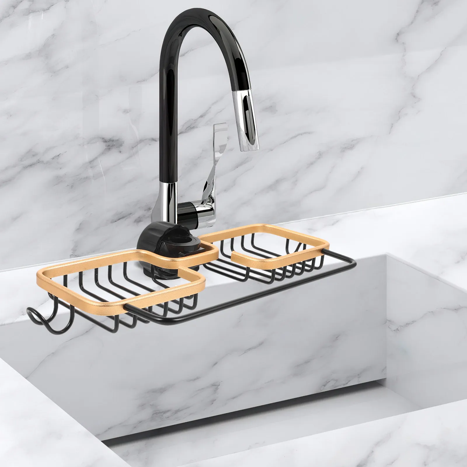 Faucet Drain Rack Kitchen Sink Organizer Sponge Holder Dishcloth Towel Scrubber Drying Shelf Sturdy Smooth Surface No Rough
Faucet Drain Rack Kitchen Sink Organizer Sponge Holder Dishcloth Towel Scrubber Drying Shelf Sturdy Smooth Surface No Rough