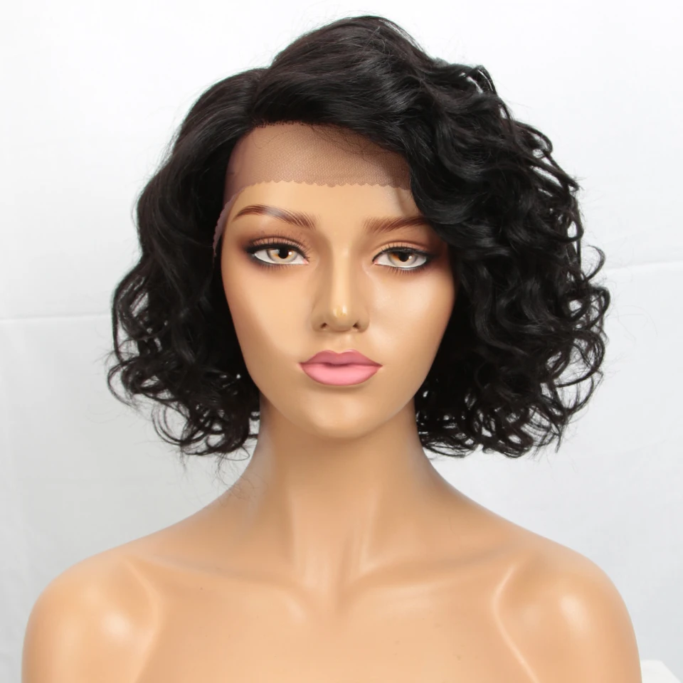 Short Curly Hair Lace Frontal Human Wigs For Women QVR Lace Part Wig Middle Length Loose Curly Water Wave Blonde Red Color
Short Curly Hair Lace Frontal Human Wigs For Women QVR Lace Part Wig Middle Length Loose Curly Water Wave Blonde Red Color
