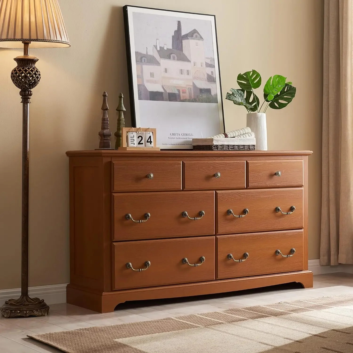 7 Drawers Dresser Chests for Bedroom, Wood Vintage Chests of Drawers, Rustic Dressers Chset Organizer
7 Drawers Dresser Chests for Bedroom, Wood Vintage Chests of Drawers, Rustic Dressers Chset Organizer