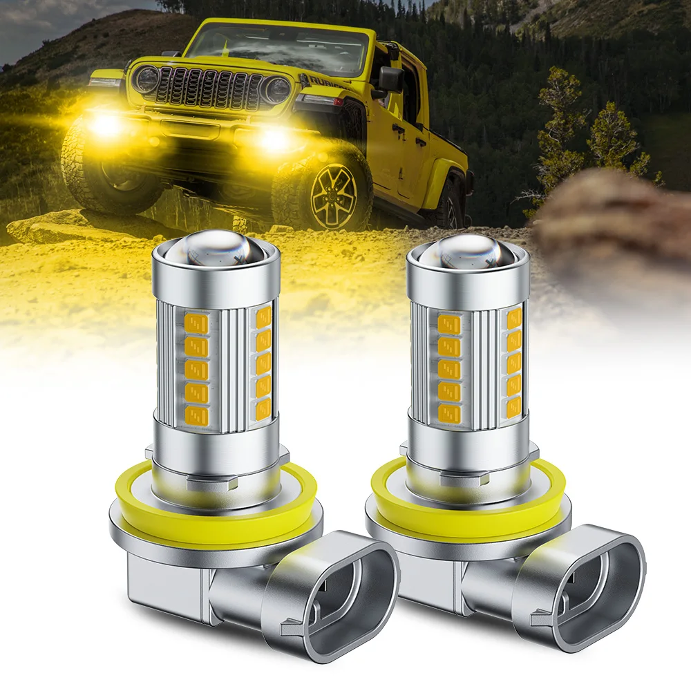 2Pcs AUXITO H8 H11 LED Projector Fog Light Canbus Error Free 6500K White H9 H8 LED Fog Lamp 12V Car Bulbs 3000K Golden Yellow
2Pcs AUXITO H8 H11 LED Projector Fog Light Canbus Error Free 6500K White H9 H8 LED Fog Lamp 12V Car Bulbs 3000K Golden Yellow