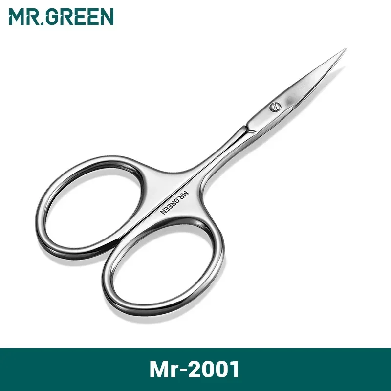 MR.GREEN Eyebrow Scissors Curved Blade Cuticle Scissors Professional Stainless Steel Manicure Trimmer Hair Remover Tool
MR.GREEN Eyebrow Scissors Curved Blade Cuticle Scissors Professional Stainless Steel Manicure Trimmer Hair Remover Tool