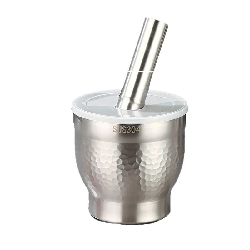 YJQ stainless steel solid garlic masher household hammer grinding manual garlic masher
YJQ stainless steel solid garlic masher household hammer grinding manual garlic masher