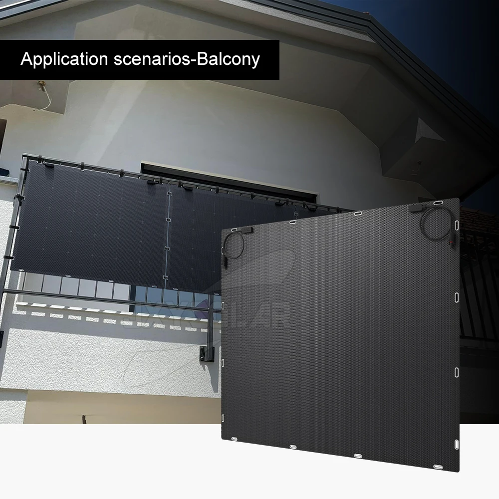 250 Watt 18 Volt HPBC Flexible Solar Panel Back Contact Lightweight Rollable Thin Solar Panel for Camping RV Off Grid Marine
250 Watt 18 Volt HPBC Flexible Solar Panel Back Contact Lightweight Rollable Thin Solar Panel for Camping RV Off Grid Marine