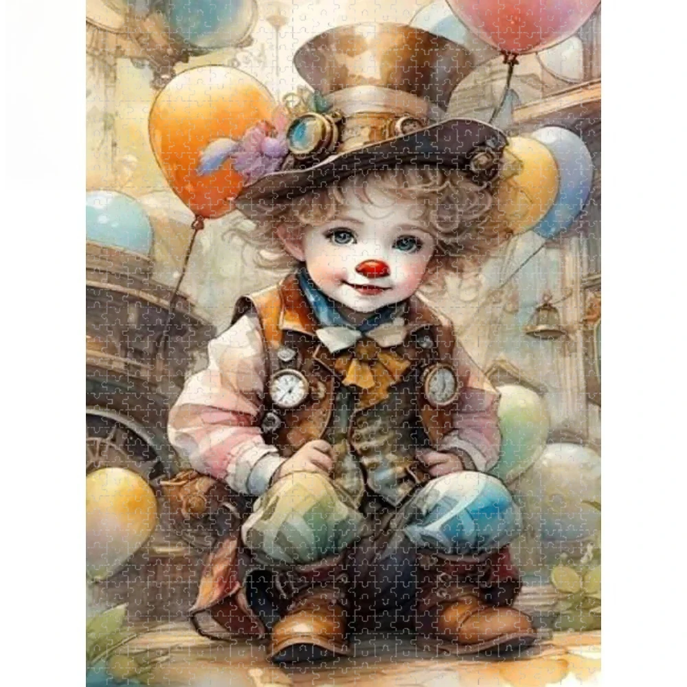 Набор из 1000 пазлов с мультяшными клоунами - большой пазл на 500/1000/1200/2000 элементов с ярким дизайном, устойчивой к царапинам бумагой
Набор из 1000 пазлов с мультяшными клоунами - большой пазл на 500/1000/1200/2000 элементов с ярким дизайном, устойчивой к царапинам бумагой