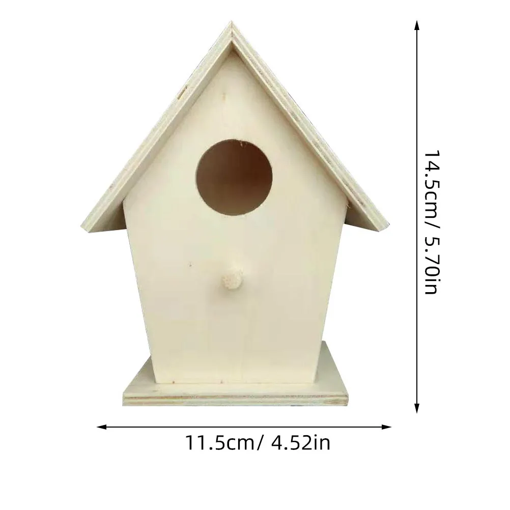 Wooden Bird House Decorative Hummingbird Nest Parrot Breeding Window Raccoon Parakeet Log Child Educational Woodcraft Pets Toy
Wooden Bird House Decorative Hummingbird Nest Parrot Breeding Window Raccoon Parakeet Log Child Educational Woodcraft Pets Toy