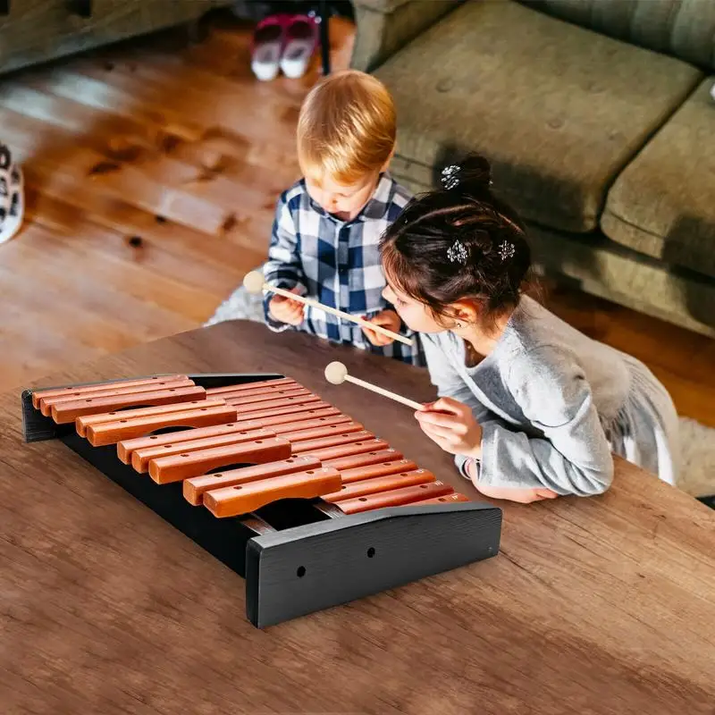 25 Notes Xylophone Wooden Percussion Educational Instrument with 2 Mallets
25 Notes Xylophone Wooden Percussion Educational Instrument with 2 Mallets