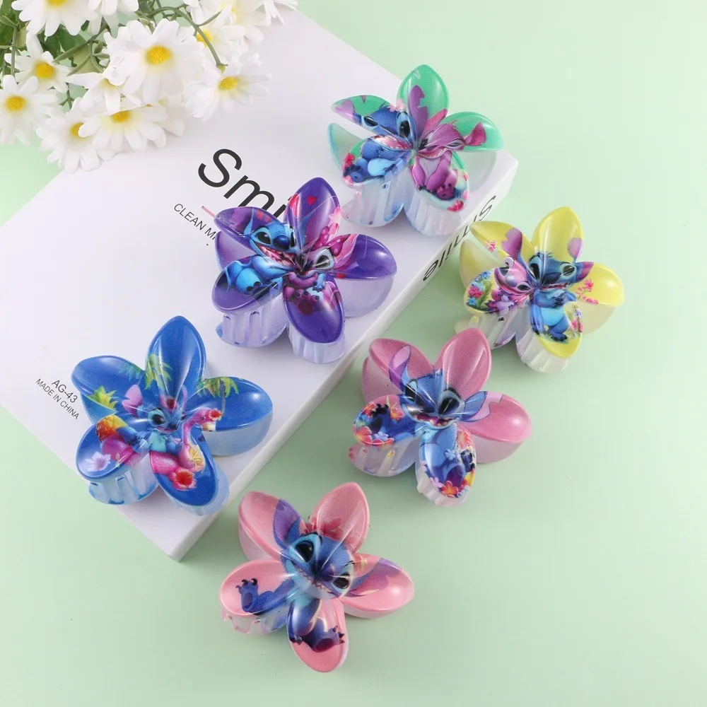 6pcs Stitch Egg Flower Grab Clip Fun Cartoon Stitch Angel Pattern Hair Clip Girl Daily Party Wear Perfect Gift Hair Accessories
6pcs Stitch Egg Flower Grab Clip Fun Cartoon Stitch Angel Pattern Hair Clip Girl Daily Party Wear Perfect Gift Hair Accessories