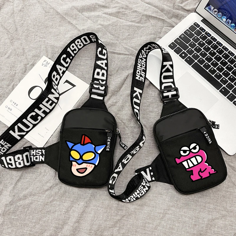 Crayon Shin-chan Chest Bag Boy Girl Cartoon Anime Shoulder Bags Men Women Trendy Cool Large Capacity Crossbody Bag Storage Pouch
Crayon Shin-chan Chest Bag Boy Girl Cartoon Anime Shoulder Bags Men Women Trendy Cool Large Capacity Crossbody Bag Storage Pouch