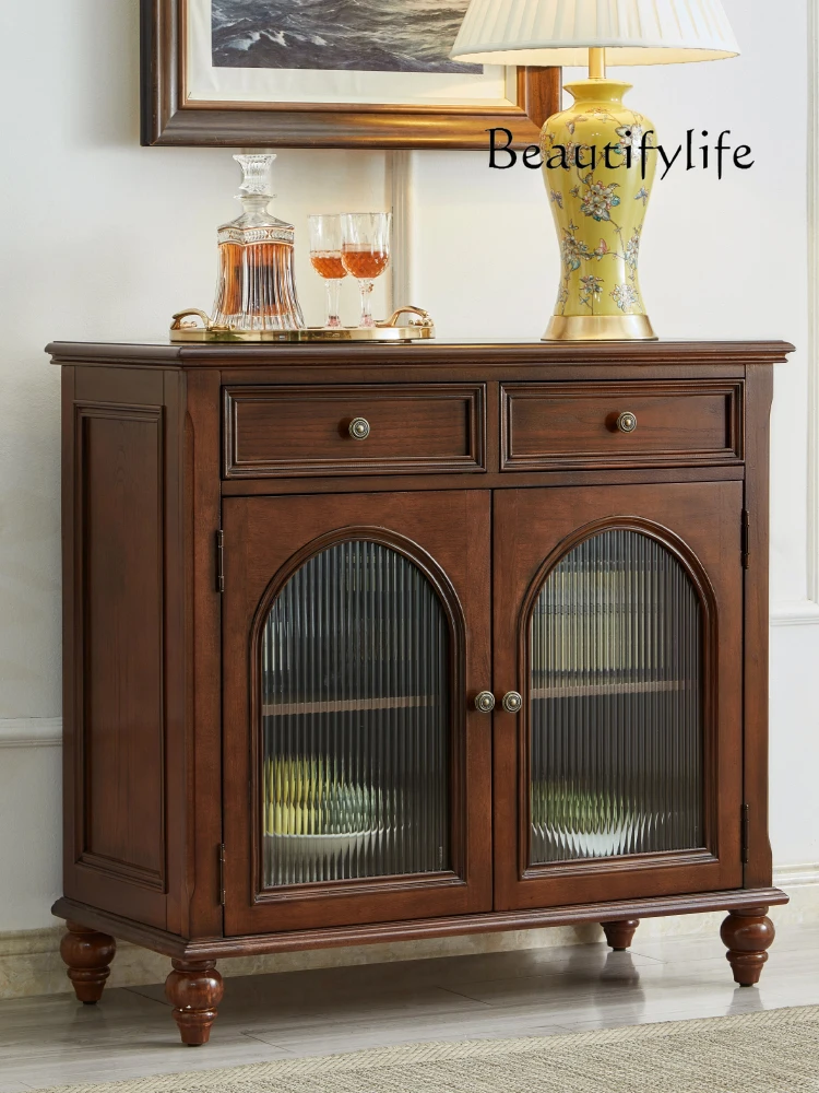 American Style Chinese Style Solid Wood Sideboard Household Minimalist Storage Cabinet
American Style Chinese Style Solid Wood Sideboard Household Minimalist Storage Cabinet