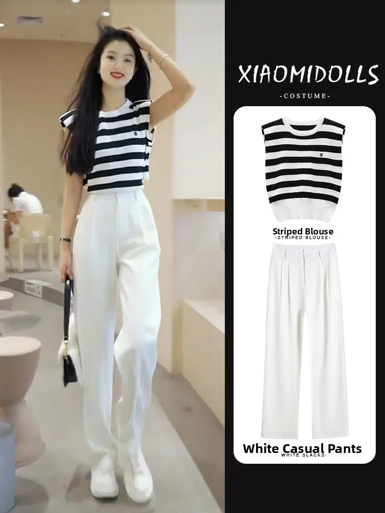Summer 2024 New Fashionable Beautiful Women's Set Small Size Stylish Age-Defying Two-Piece Cotton Ensemble for Young Women
Summer 2024 New Fashionable Beautiful Women's Set Small Size Stylish Age-Defying Two-Piece Cotton Ensemble for Young Women