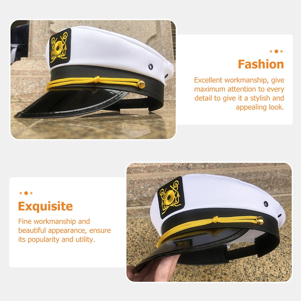 Navy Captain Polyester Sun Hat For Outdoor Travel Vacation Cosplay Boat Sailor Hat Women Men Uv Protection
Navy Captain Polyester Sun Hat For Outdoor Travel Vacation Cosplay Boat Sailor Hat Women Men Uv Protection