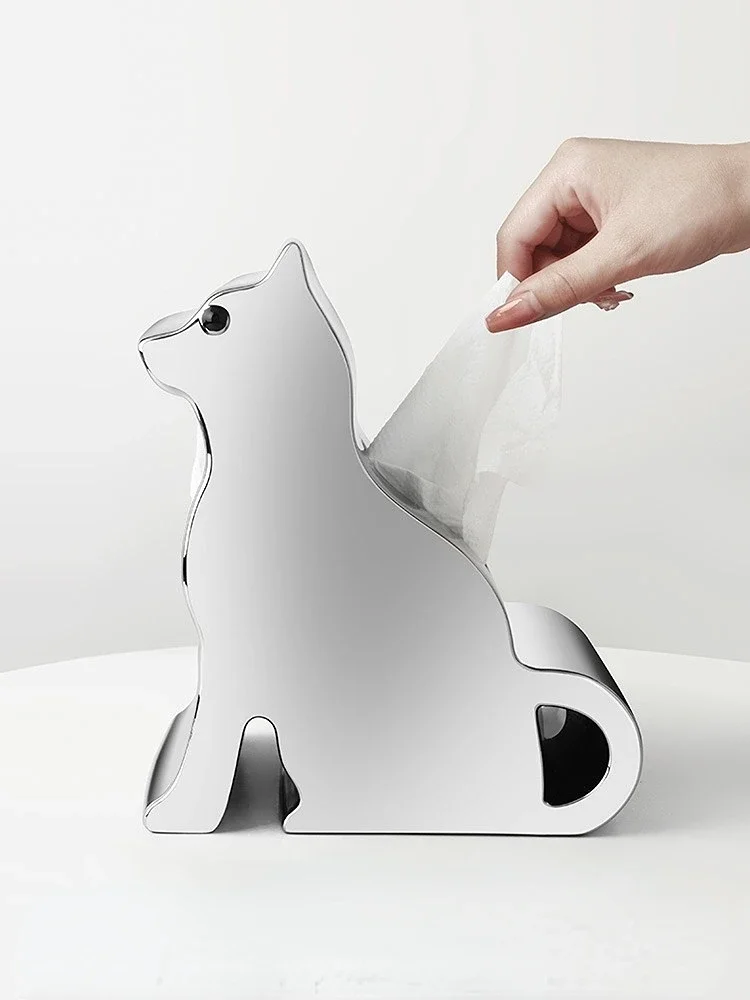 Silvering Mirror Tissue Box Dispenser Nordic Multifunction Desktop Napkin Holder Aesthetic Fashionable Cat Tissue Box Home Decor
Silvering Mirror Tissue Box Dispenser Nordic Multifunction Desktop Napkin Holder Aesthetic Fashionable Cat Tissue Box Home Decor