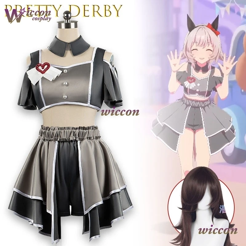 UhA Pretty Derby Full Burst, наряд на 4-летие, серый костюм для косплея, подлинная копия игрового наряда, праздничное специальное издание
UhA Pretty Derby Full Burst, наряд на 4-летие, серый костюм для косплея, подлинная копия игрового наряда, праздничное специальное издание