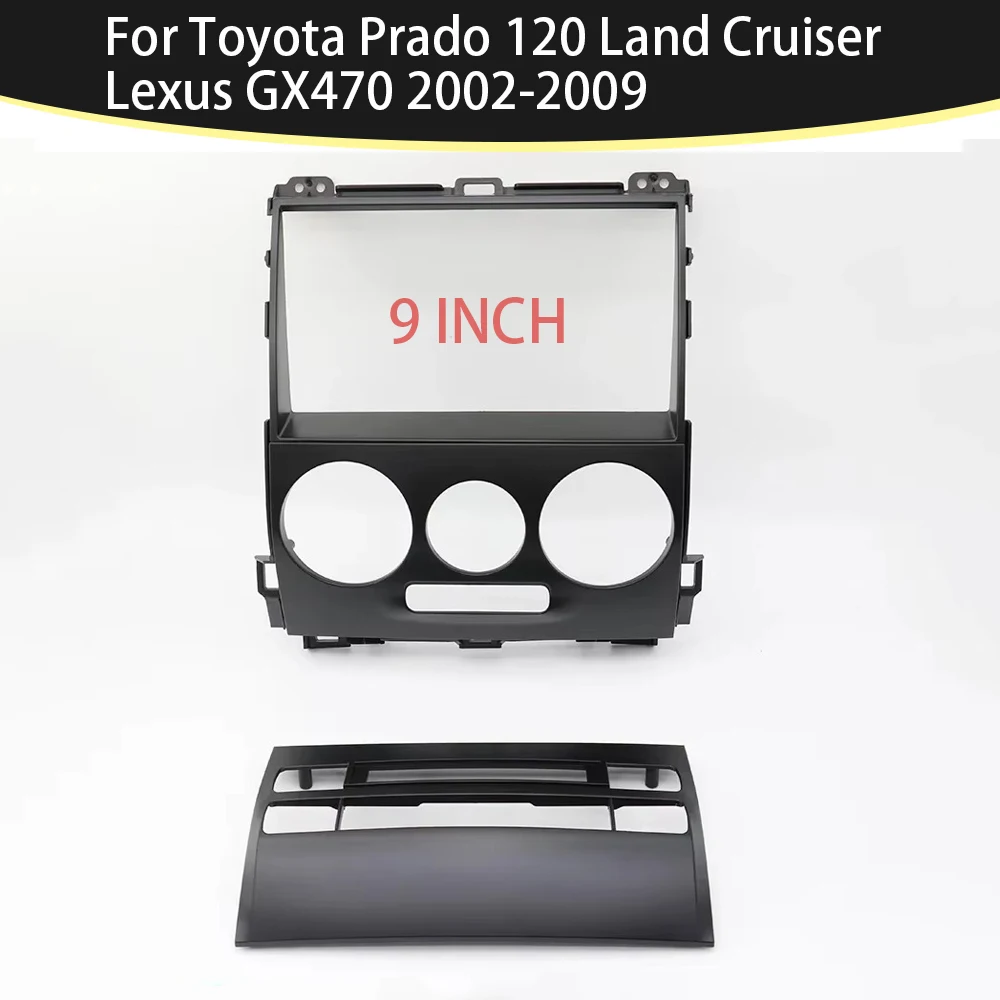 9 Inch Car Frame Fascia Adapter Canbus Box Android Radio Dash Fitting Panel Kit For Toyota Prado 120 Land Cruiser Lexus GX470
9 Inch Car Frame Fascia Adapter Canbus Box Android Radio Dash Fitting Panel Kit For Toyota Prado 120 Land Cruiser Lexus GX470