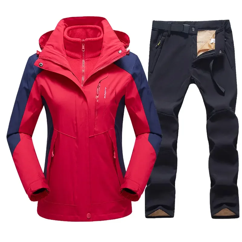 Зимний уличный лыжный костюм, женская водонепроницаемая флисовая лыжная куртка, брюки, утепленная теплая женская куртка для катания на лыжах и сноуборде
Зимний уличный лыжный костюм, женская водонепроницаемая флисовая лыжная куртка, брюки, утепленная теплая женская куртка для катания на лыжах и сноуборде