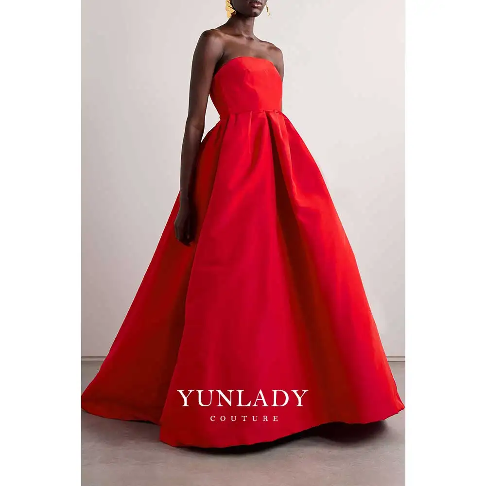 YUNLAN Luxury Dubai Strapless Grosgrain Evening Dress 2025 Special Customized Corset A-Line Ball Gown Formal Party Dress
YUNLAN Luxury Dubai Strapless Grosgrain Evening Dress 2025 Special Customized Corset A-Line Ball Gown Formal Party Dress