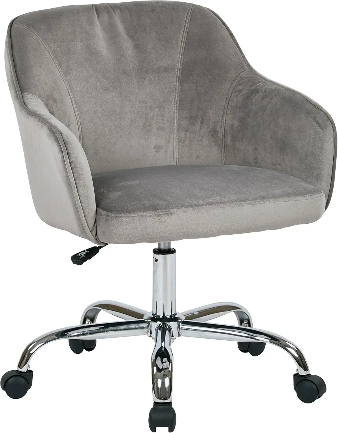 Osp Home Furnishings Bristol Adjustable Extra Plush Swivel Home Office Task Chair With Polished Chrome Base, Charcoal Grey
Osp Home Furnishings Bristol Adjustable Extra Plush Swivel Home Office Task Chair With Polished Chrome Base, Charcoal Grey