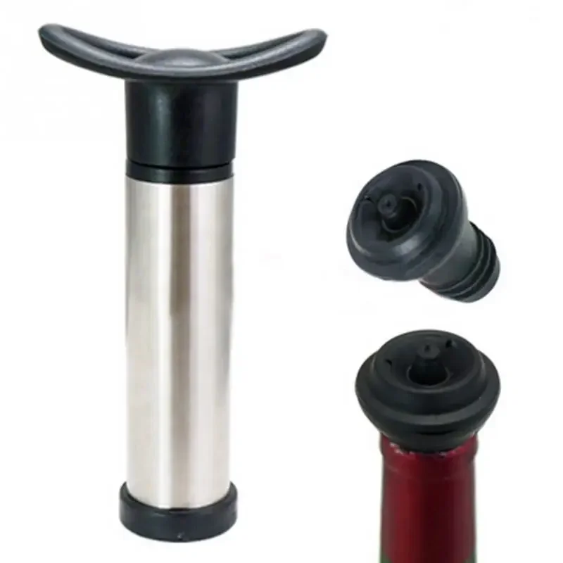 Cocktail Wine Bottle Vacuum Opener with 2 Button Stoppers Wine Sealer Preserver Bar Pump Saver Accessories
Cocktail Wine Bottle Vacuum Opener with 2 Button Stoppers Wine Sealer Preserver Bar Pump Saver Accessories