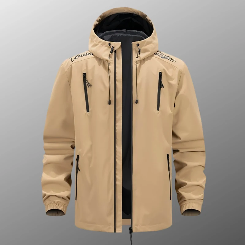 Европейский размер для занятий спортом на открытом воздухе, мужская весенне-осенняя повседневная куртка, уличная тонкая куртка на молнии с капюшоном, ветровка, пальто, верхняя одежда
Европейский размер для занятий спортом на открытом воздухе, мужская весенне-осенняя повседневная куртка, уличная тонкая куртка на молнии с капюшоном, ветровка, пальто, верхняя одежда