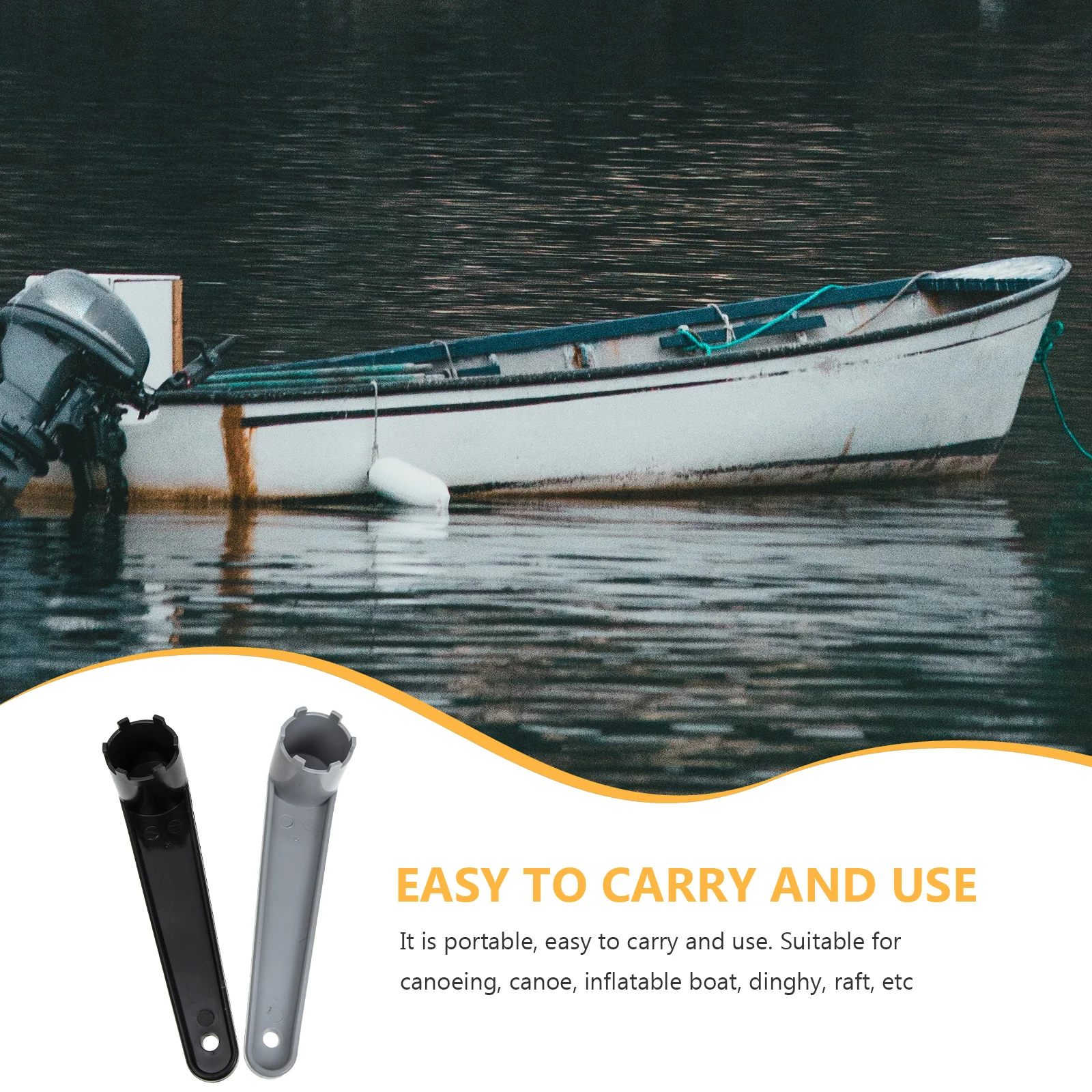 2pcs TPU Valve Wrench Durable Lightweight Professional Kayak Accessory Inflatable Boat Rubber Practical Long Term Use H Tools
2pcs TPU Valve Wrench Durable Lightweight Professional Kayak Accessory Inflatable Boat Rubber Practical Long Term Use H Tools
