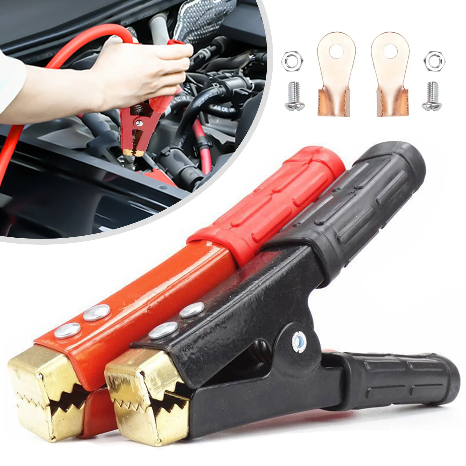 Alligator Clips Large Crocodile Clips Car Battery 1000 A Battery Clips Alligator Clips Pure Copper Car Alligator Clips
Alligator Clips Large Crocodile Clips Car Battery 1000 A Battery Clips Alligator Clips Pure Copper Car Alligator Clips