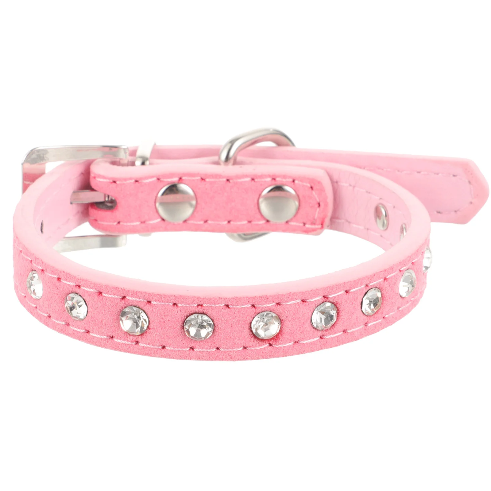 Adjustable Touch Rhinestone Decor Female Dog Collar Pu Stylish Design Puppy Holiday Collars
Adjustable Touch Rhinestone Decor Female Dog Collar Pu Stylish Design Puppy Holiday Collars