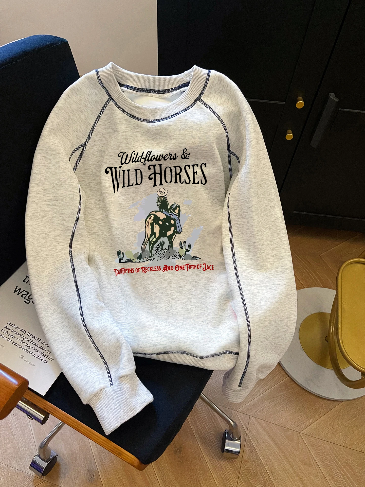 Свободная удлиненная толстовка с круглым вырезом, модная универсальная толстовка с принтом, молодежный дизайн, весна-осень
Свободная удлиненная толстовка с круглым вырезом, модная универсальная толстовка с принтом, молодежный дизайн, весна-осень