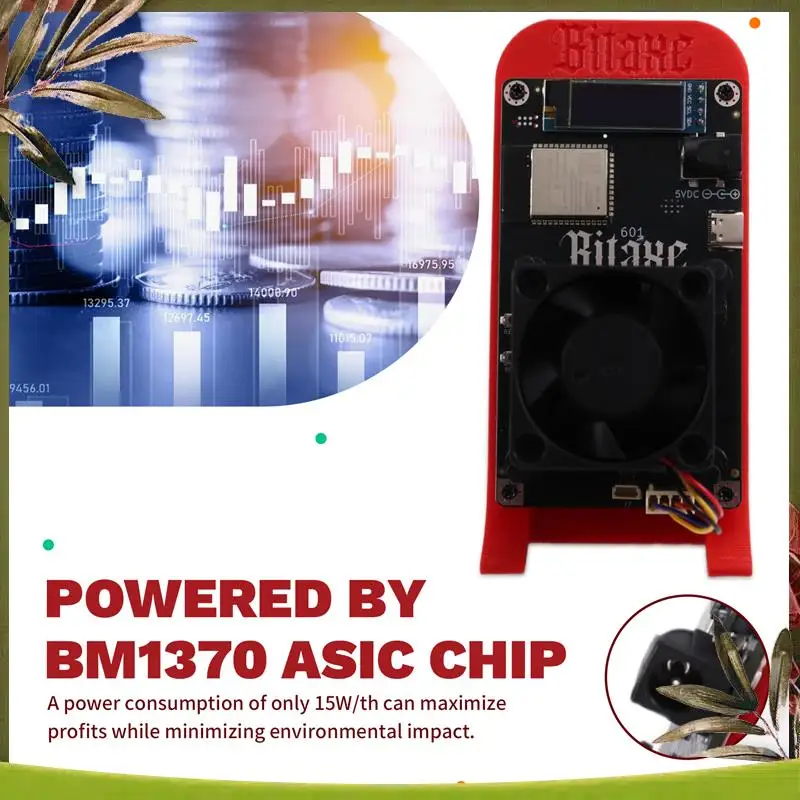 New-Bitcoin Solo Miner Bitaxe Gamma 601, чип BM1370 Asic, 1,2TH/S 18-22W, идеально подходит для Antminer S21 Pro, красная вилка AU
New-Bitcoin Solo Miner Bitaxe Gamma 601, чип BM1370 Asic, 1,2TH/S 18-22W, идеально подходит для Antminer S21 Pro, красная вилка AU