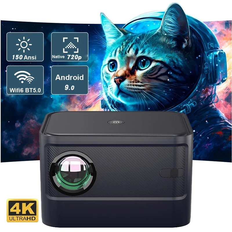 HD Projector, Support 720P, 4K 3D-Ready,Compatible with Smartphones, Suitable for Home Entertainment, Holiday Parties
HD Projector, Support 720P, 4K 3D-Ready,Compatible with Smartphones, Suitable for Home Entertainment, Holiday Parties