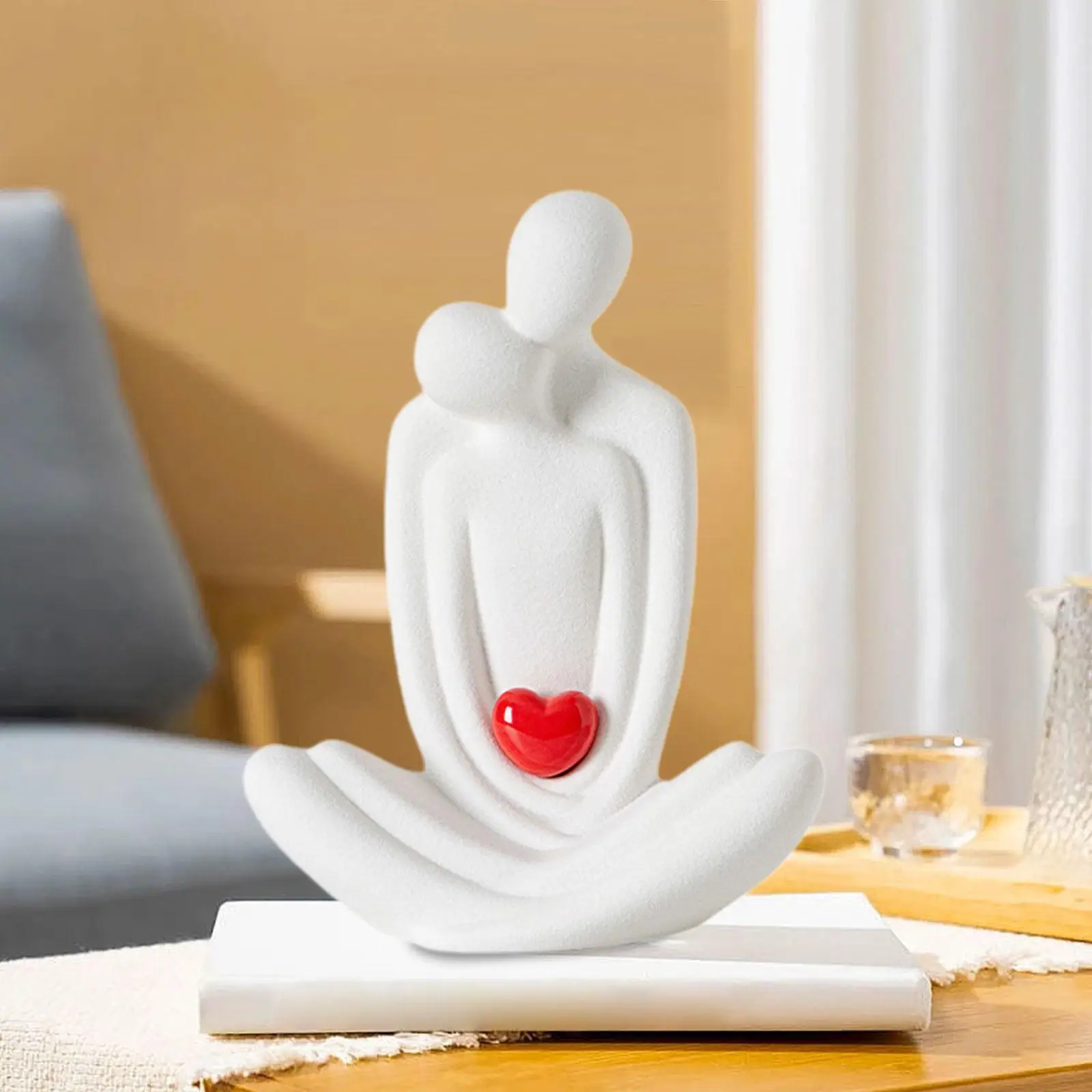 Couple Sculptures Home Decorations Gift for Anniversary Crafts Lover Statue for Shelf Bedroom Coffee Table Living Room Office
Couple Sculptures Home Decorations Gift for Anniversary Crafts Lover Statue for Shelf Bedroom Coffee Table Living Room Office