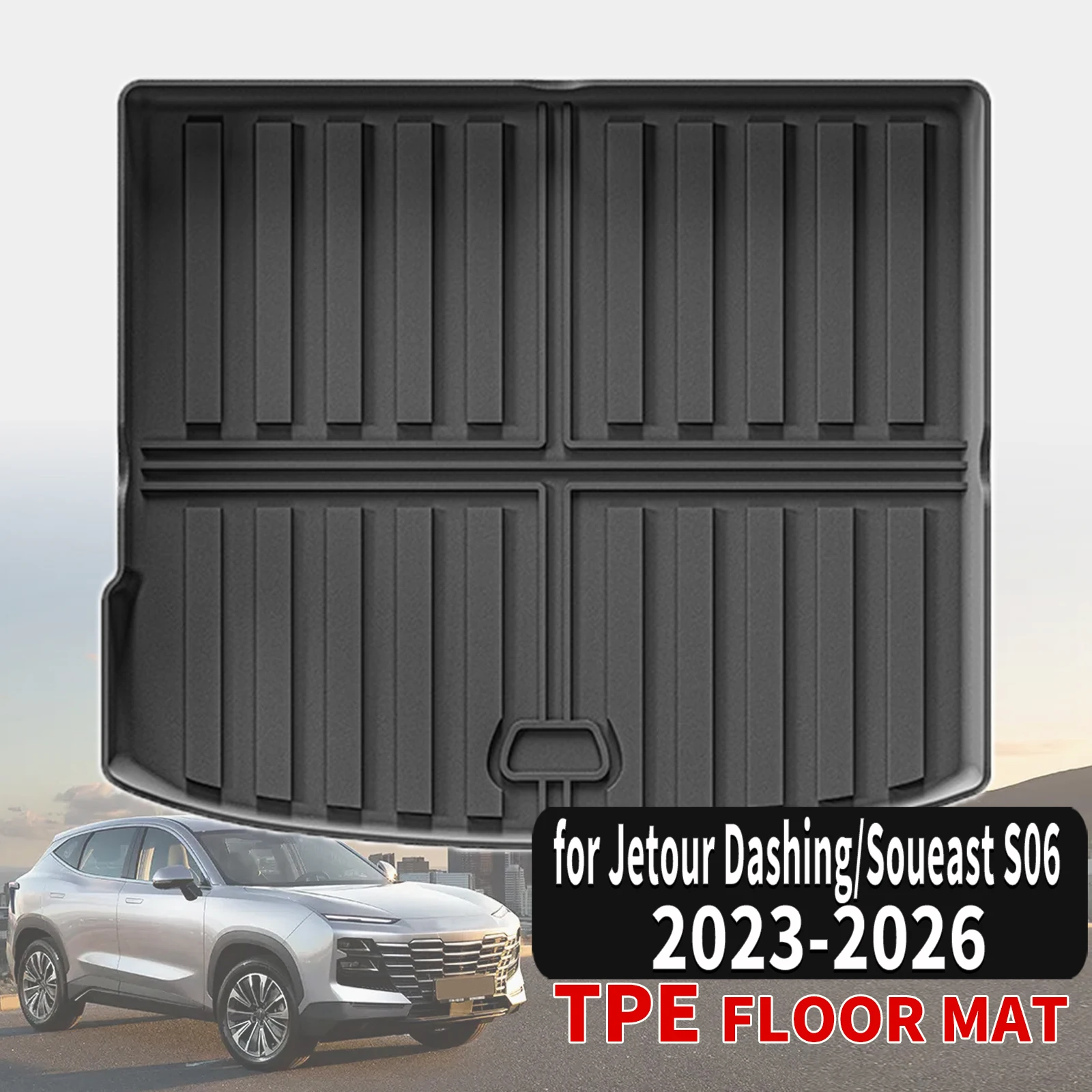 for Jetour Dashing Dasheng Soueast S06 2023 2024-2026 Luxury Eco TPE Car Trunk Pads, Odorless Non-Toxic Custom Fit
for Jetour Dashing Dasheng Soueast S06 2023 2024-2026 Luxury Eco TPE Car Trunk Pads, Odorless Non-Toxic Custom Fit