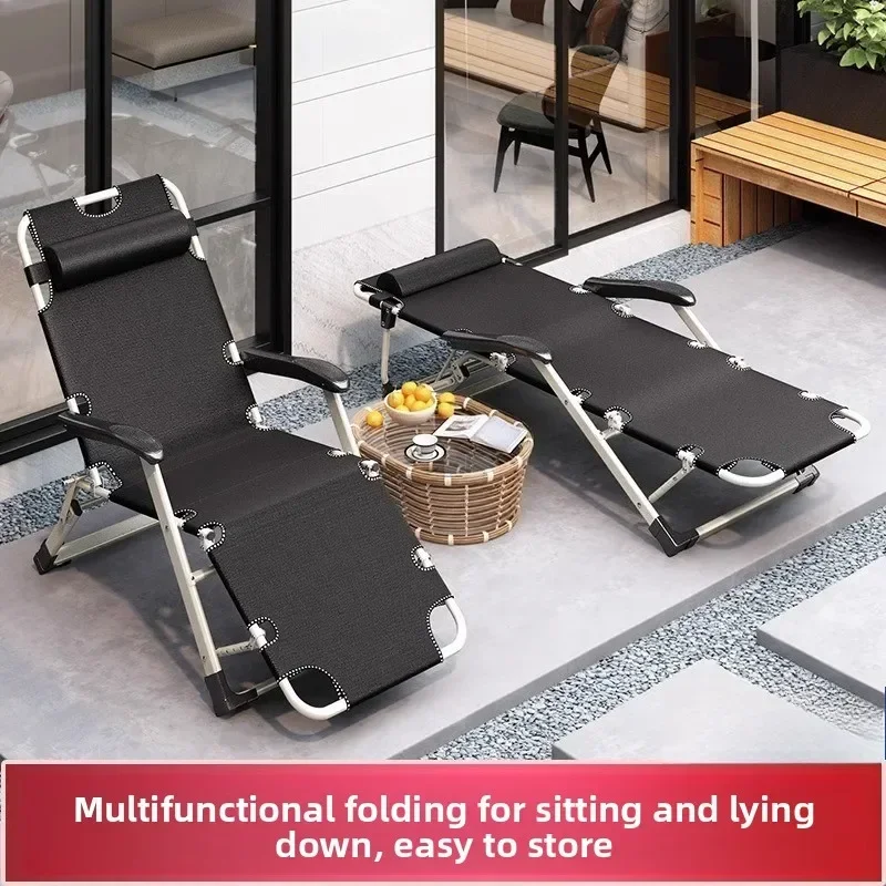 Folding recliner for lunch break Office nap bed Household balcony Sit and sleep Outdoor backrest chair
Folding recliner for lunch break Office nap bed Household balcony Sit and sleep Outdoor backrest chair