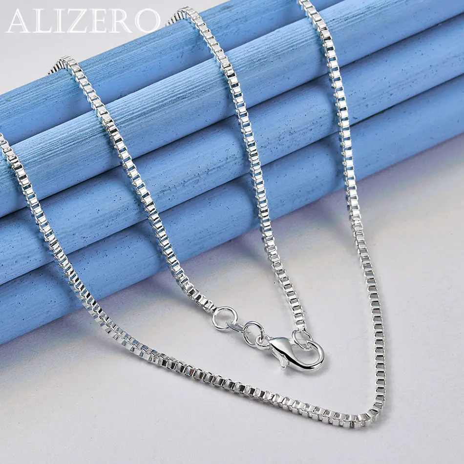 ALIZERO 925 Sterling Silver Necklace 16-30 inch 1MM Box Chain Necklace For Women Man Jewelry Fashion Party and Daily Wear
ALIZERO 925 Sterling Silver Necklace 16-30 inch 1MM Box Chain Necklace For Women Man Jewelry Fashion Party and Daily Wear