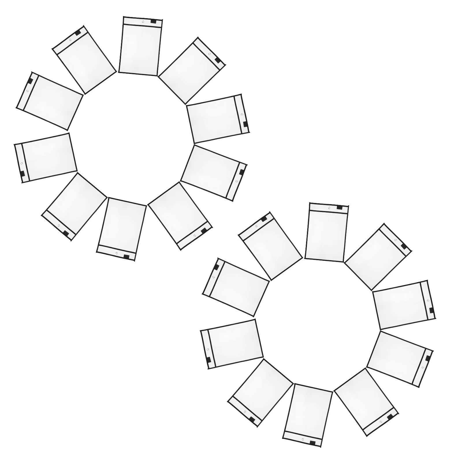 20Pcs Dry Erase Pocket Sleeves Reusable Clear Plastic Sheet Holders for Classroom School Office Document Storage
20Pcs Dry Erase Pocket Sleeves Reusable Clear Plastic Sheet Holders for Classroom School Office Document Storage