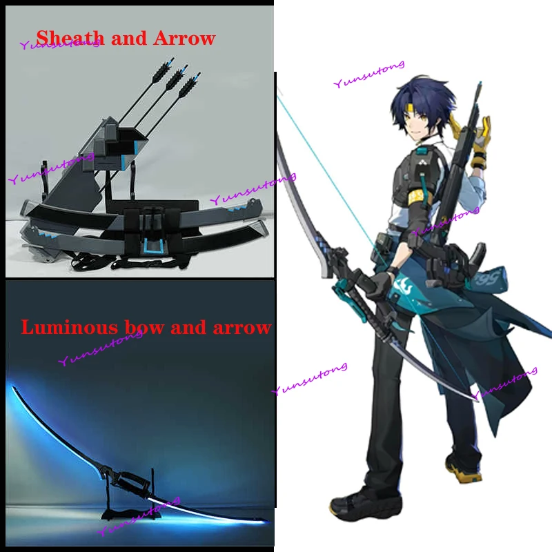 Harumasa Cosplay Luminous Bow Arrow Sheath Weapon Props Game Zenless Zone Zero Cosplay Halloween Costume Props Accessory
Harumasa Cosplay Luminous Bow Arrow Sheath Weapon Props Game Zenless Zone Zero Cosplay Halloween Costume Props Accessory