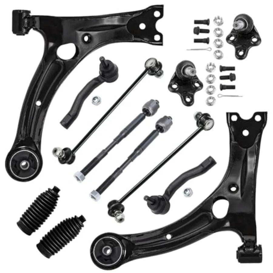 Front End 12pc Suspension Kit for Toyota Corolla 20032008 Includes 2 Lower Control Arms 2 Lower Ball Joints 2 Sway Bar Links 4
Front End 12pc Suspension Kit for Toyota Corolla 20032008 Includes 2 Lower Control Arms 2 Lower Ball Joints 2 Sway Bar Links 4