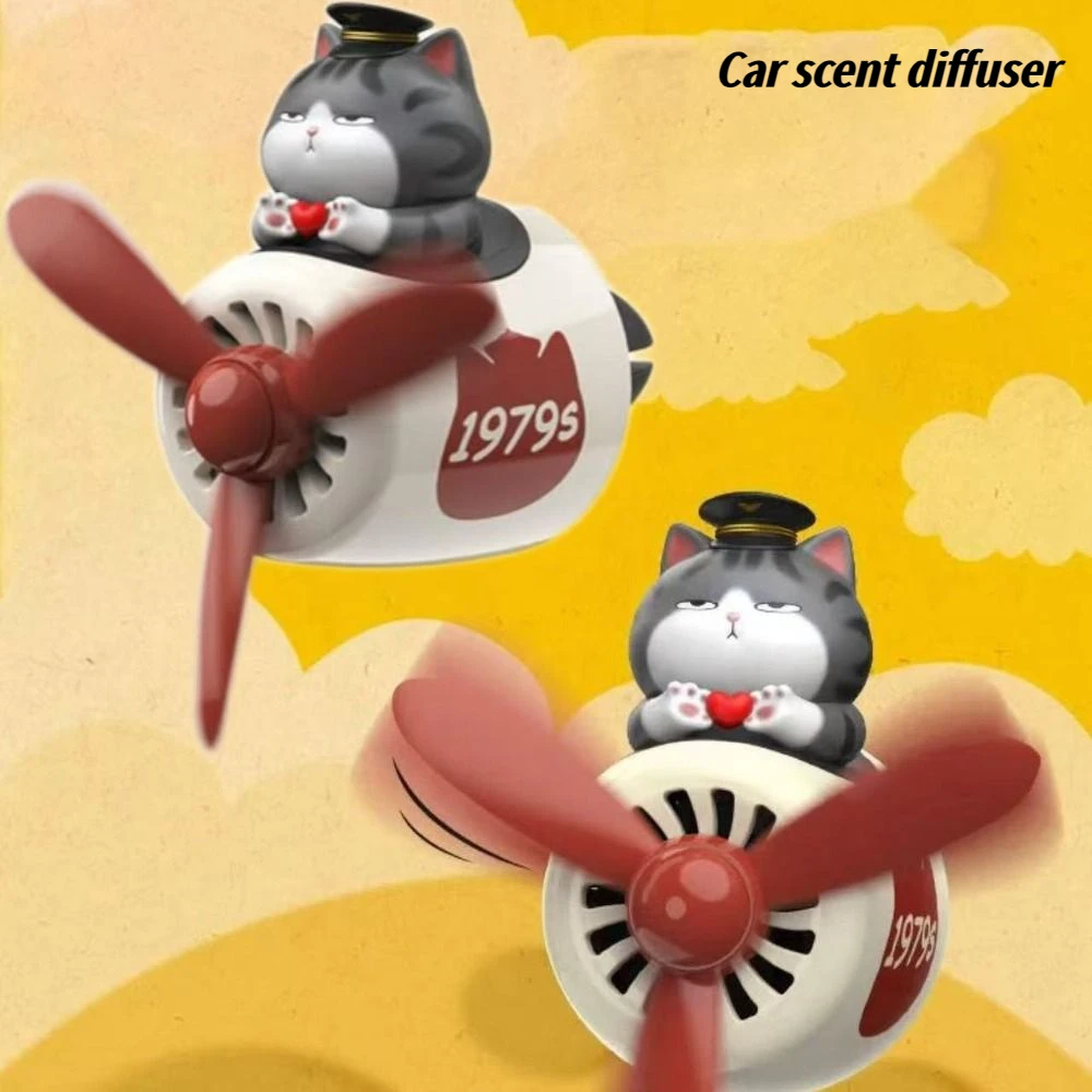 Love Cat Pilot Автомобильные освежители воздуха Cute Cat Самолет Вращающийся пропеллер Воздуховыпускное отверстие Освежители
Love Cat Pilot Автомобильные освежители воздуха Cute Cat Самолет Вращающийся пропеллер Воздуховыпускное отверстие Освежители