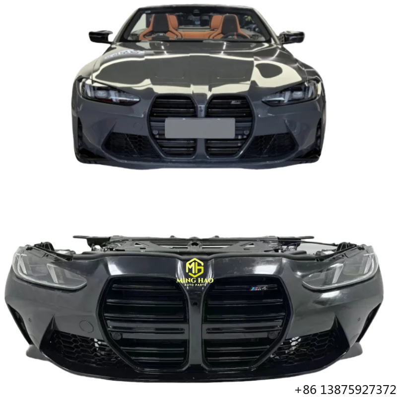 For for 4 Series G22 G23 G26 M4 Front & Rear Grille Body Kit High Quality MINGHAO G82 Replacement for 2020-2022 Cars
For for 4 Series G22 G23 G26 M4 Front & Rear Grille Body Kit High Quality MINGHAO G82 Replacement for 2020-2022 Cars