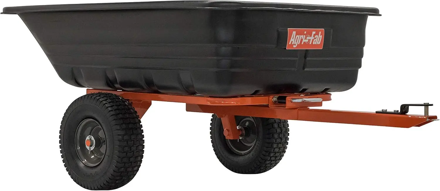 Tow Behind Poly Dump Swivel Cart Lawn Garden Cart Trailer For Lawn Mowers Pneumatics Tires Hand Dumping Mechanism
Tow Behind Poly Dump Swivel Cart Lawn Garden Cart Trailer For Lawn Mowers Pneumatics Tires Hand Dumping Mechanism